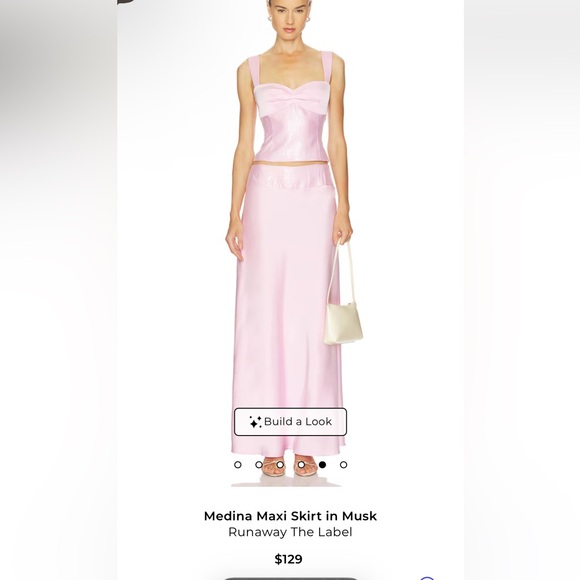 SET!! Runaway The Label Medina Maxi Skirt and Top in Musk
